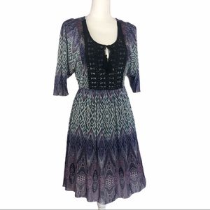 Anthropologie Weston Fit and Flare Dress SZ Small